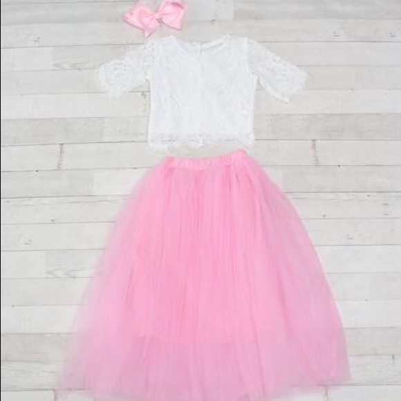 Joyous and Free Lula Top & Skirt Set, Pink